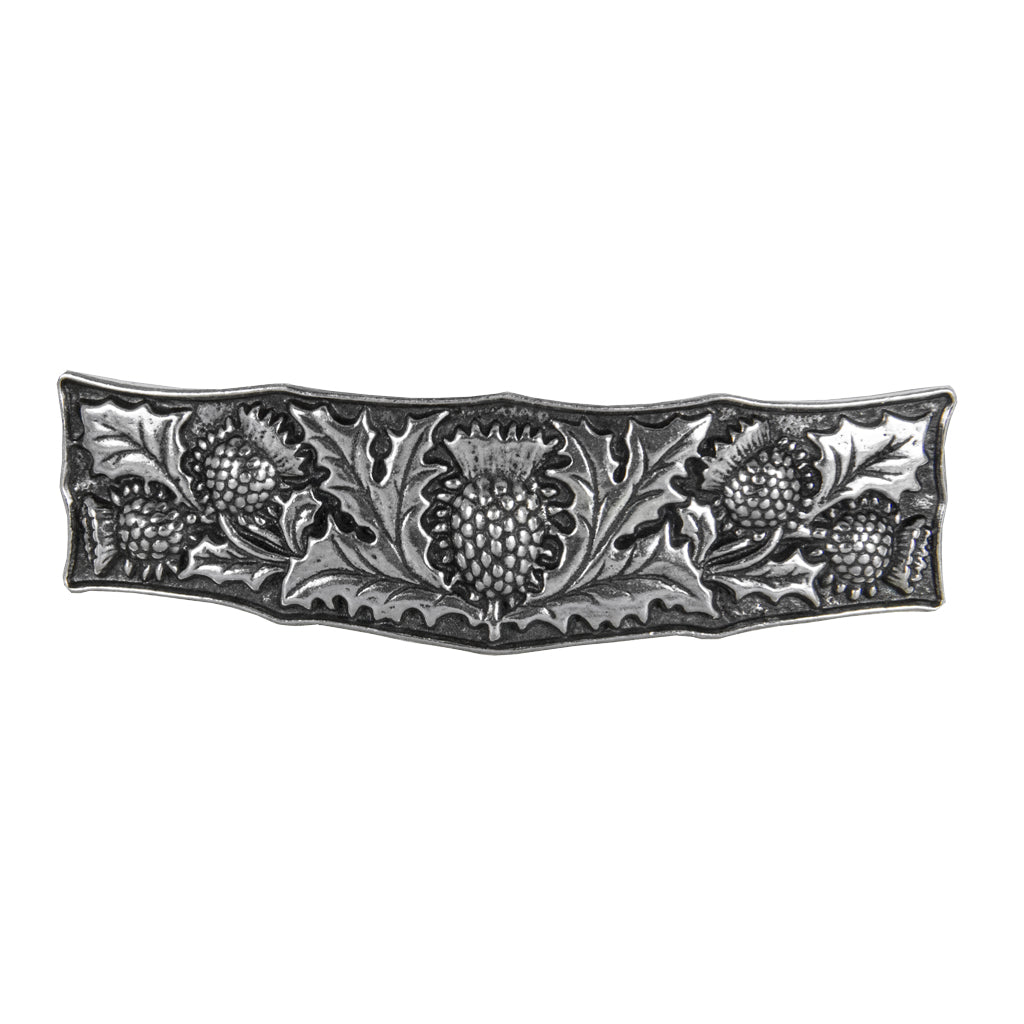 Hair Clip, Barrette, Thistle 70mm