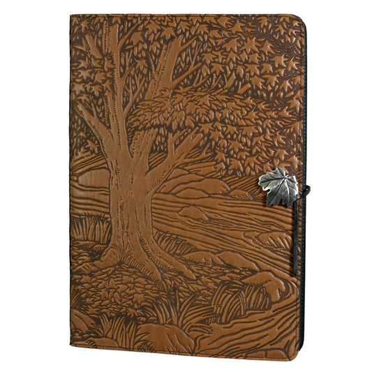 Extra Large Leather Journal, Sketchbook, Creekbed Maple