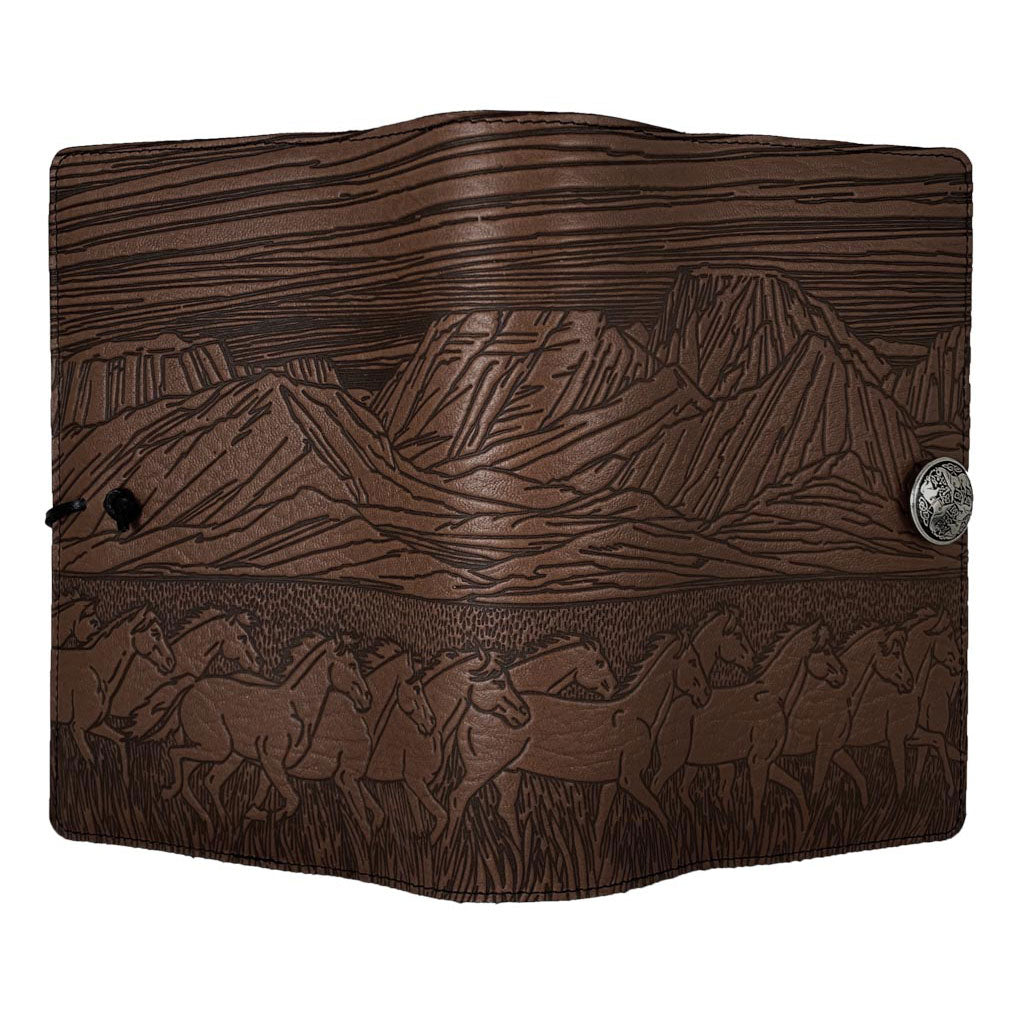 Large Notebook Cover, Running Horses