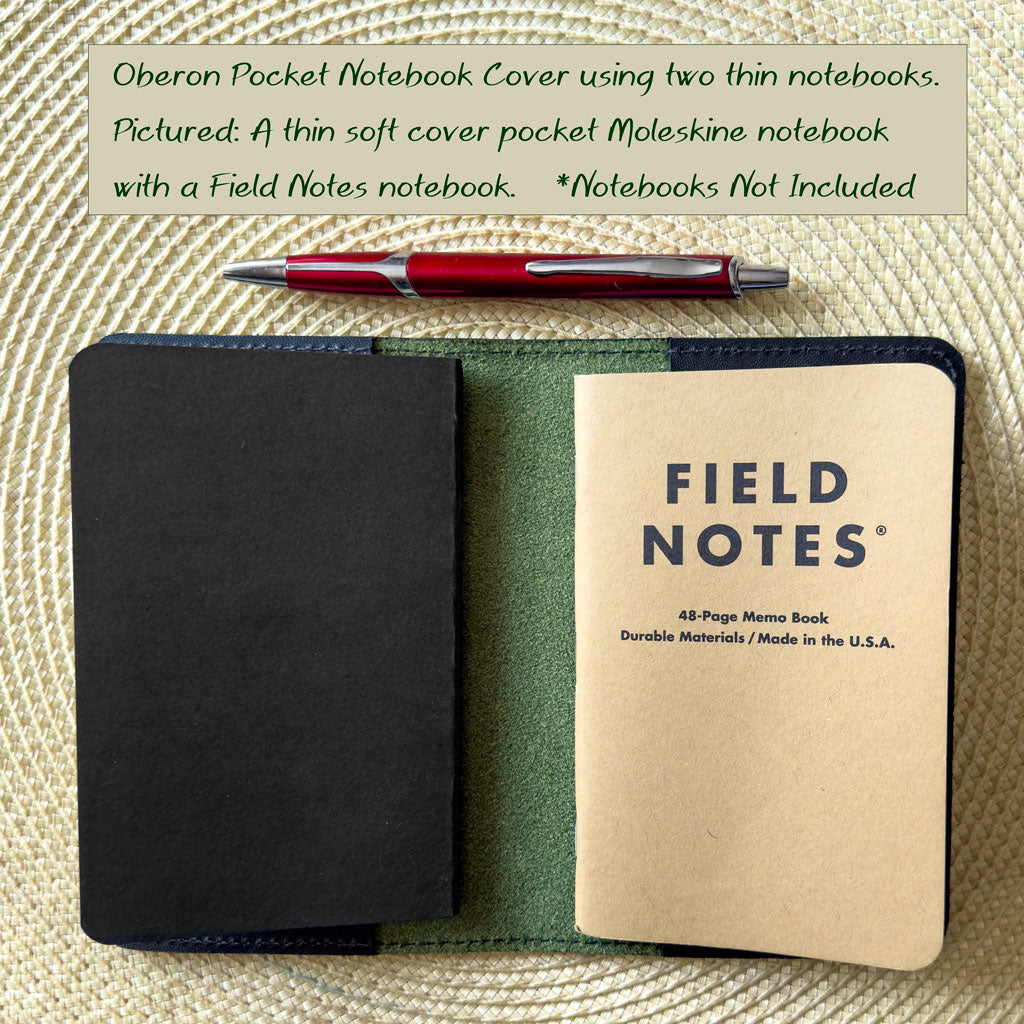 Pocket Notebook Cover, Bee Garden