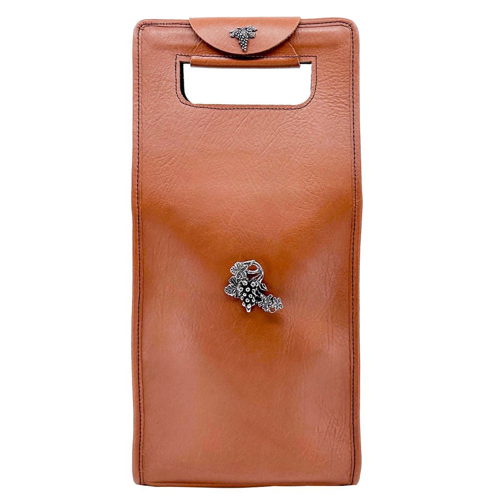 Grape Medallion Wine Bottle Bag
