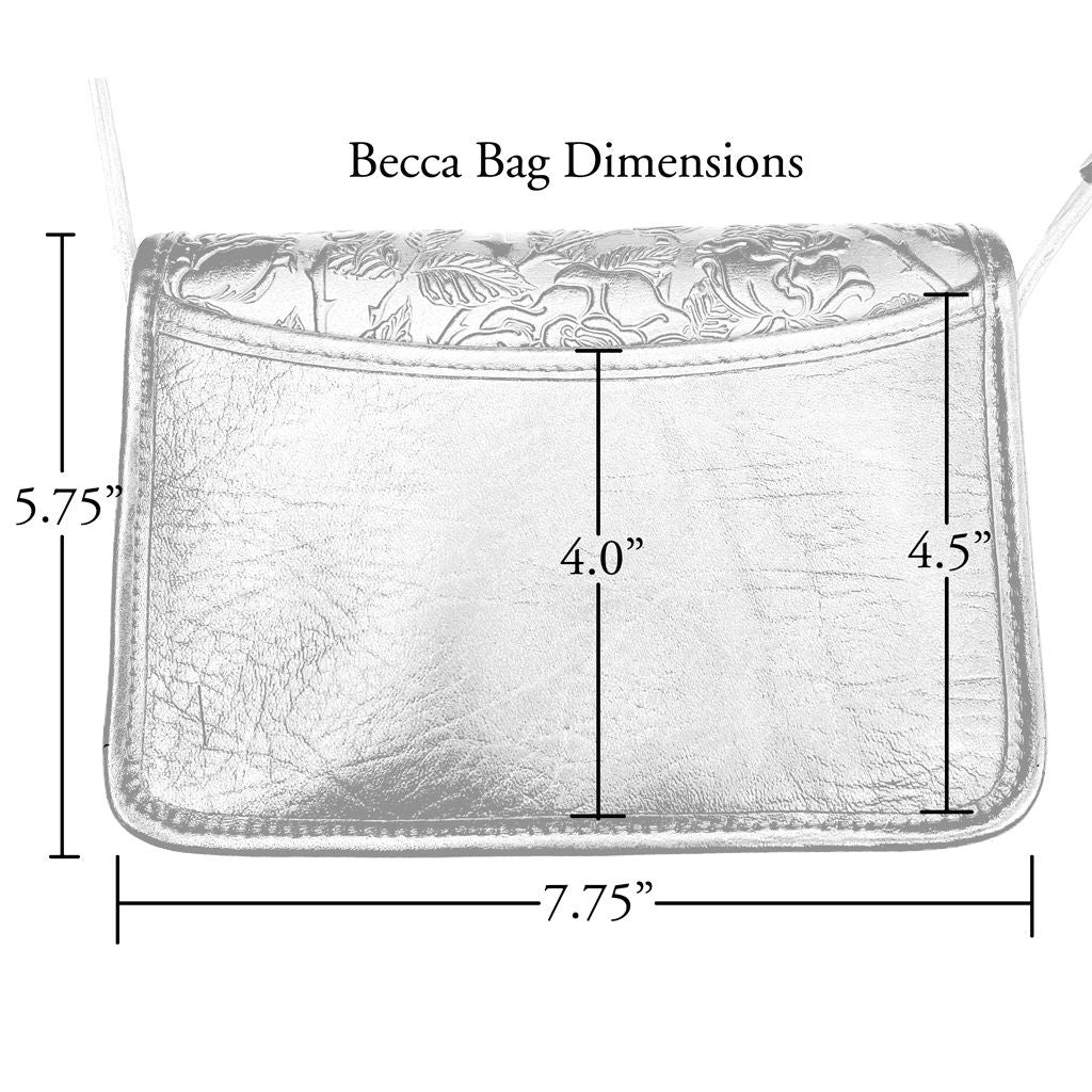 Becca Cell Phone Handbag, Oak Leaves
