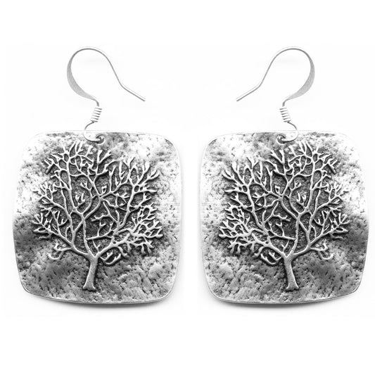 Earrings, Rune Tree