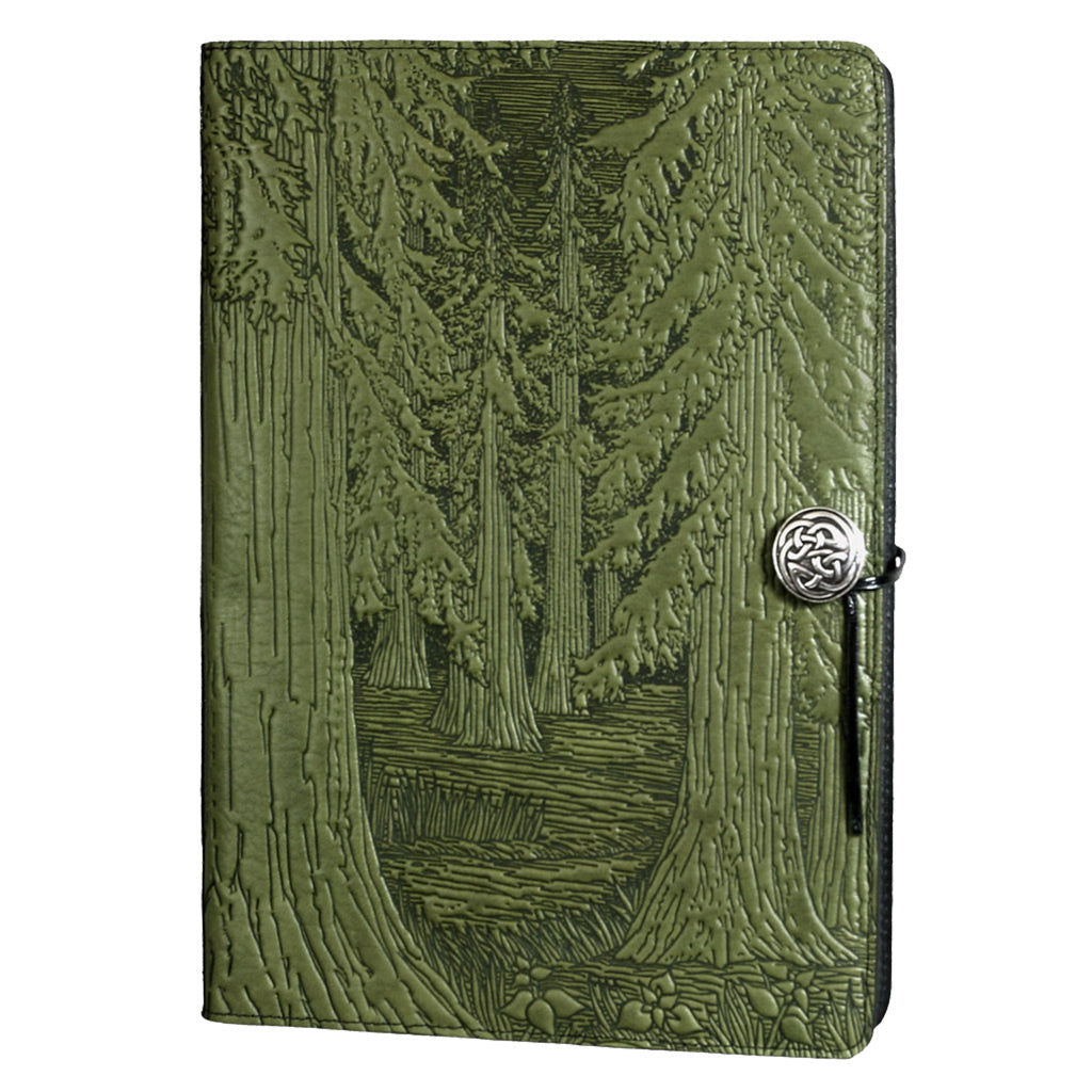 Extra Large Leather Journal, Sketchbook, Forest