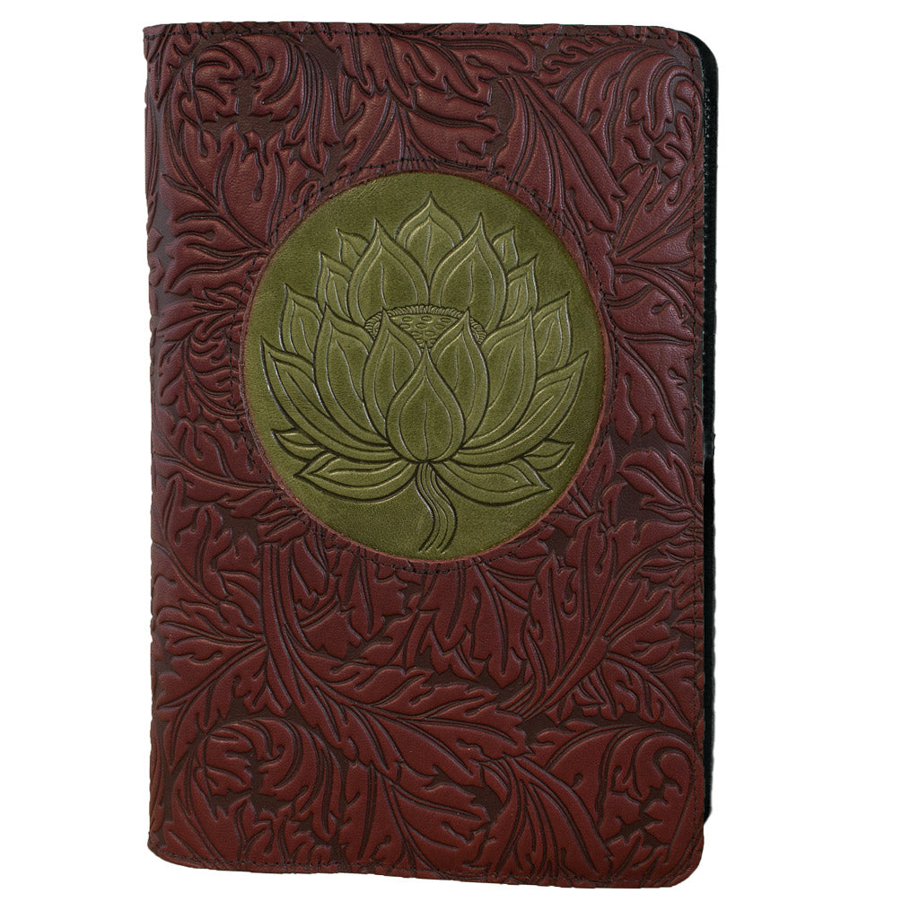 Leather Icon Luxe Journal Cover | Diary | Floating Lotus – Oberon ...