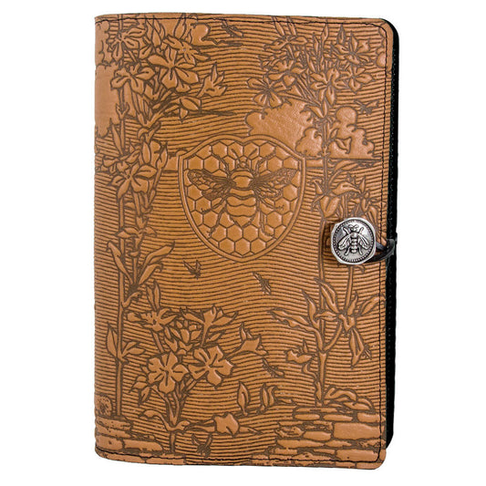 Large Notebook Cover,  Bee Garden