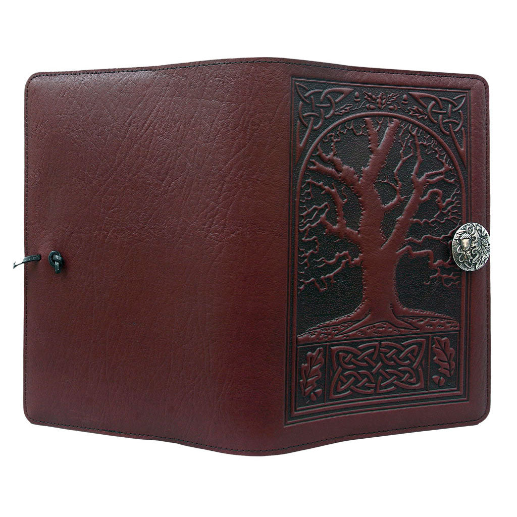 Large Notebook Cover, Celtic Oak