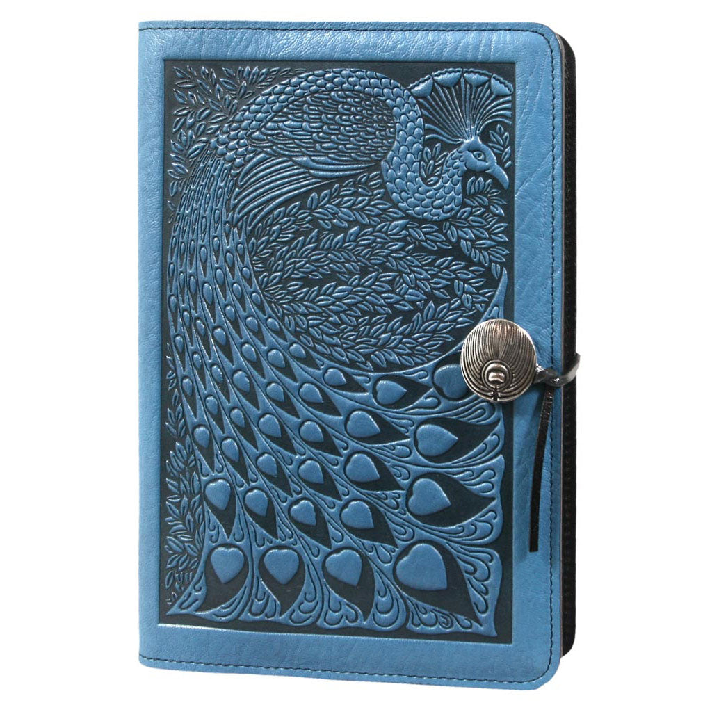 Large Notebook Cover, Peacock