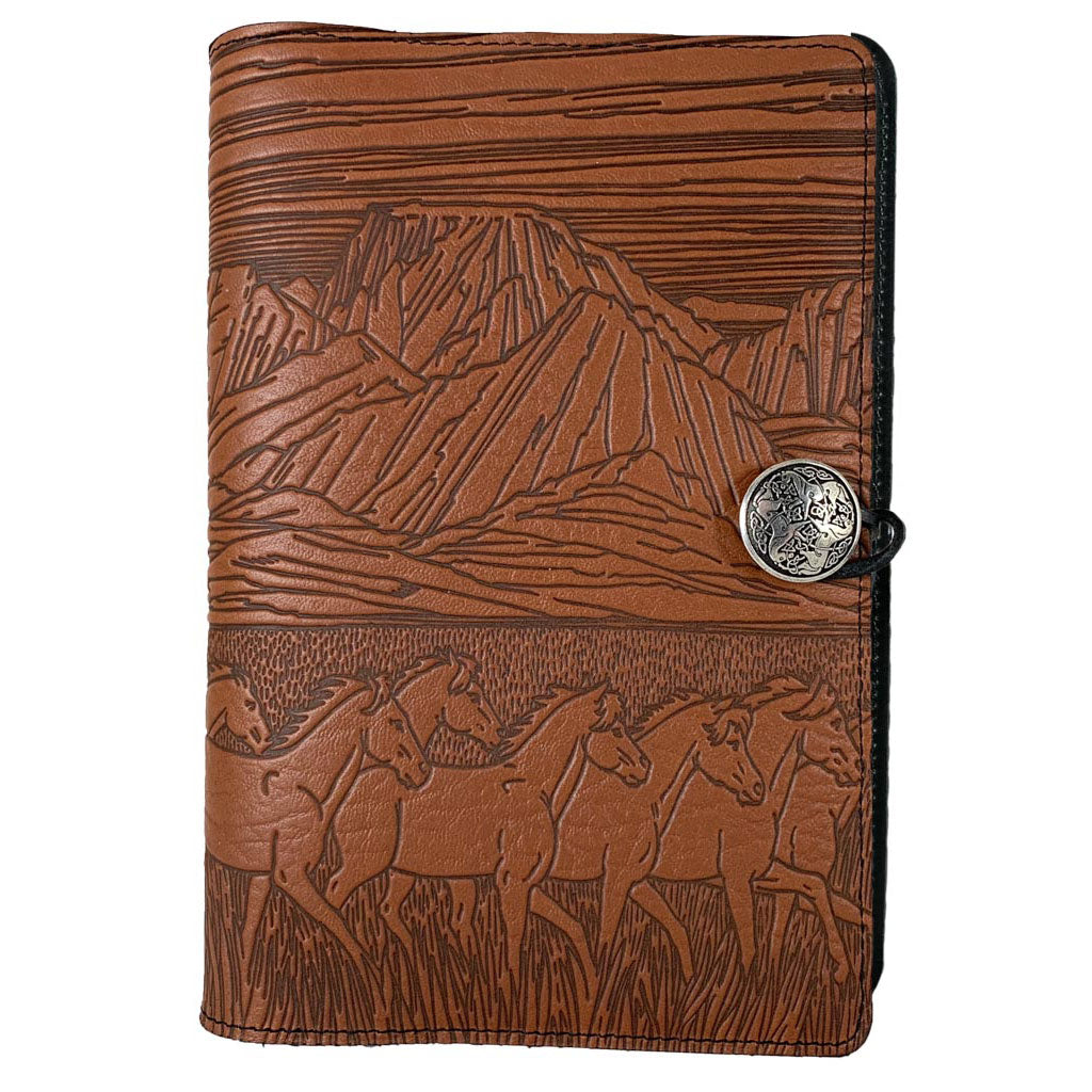 Large Notebook Cover, Running Horses