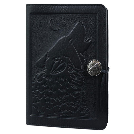 Large Notebook Cover, Singing Wolf