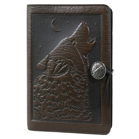 Large Notebook Cover, Singing Wolf