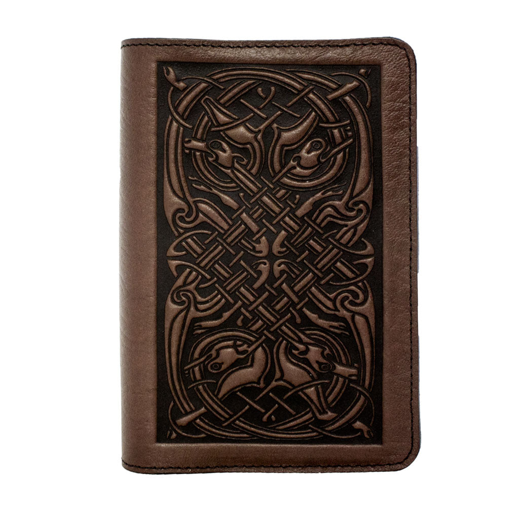Pocket Notebook Cover, Celtic Hounds