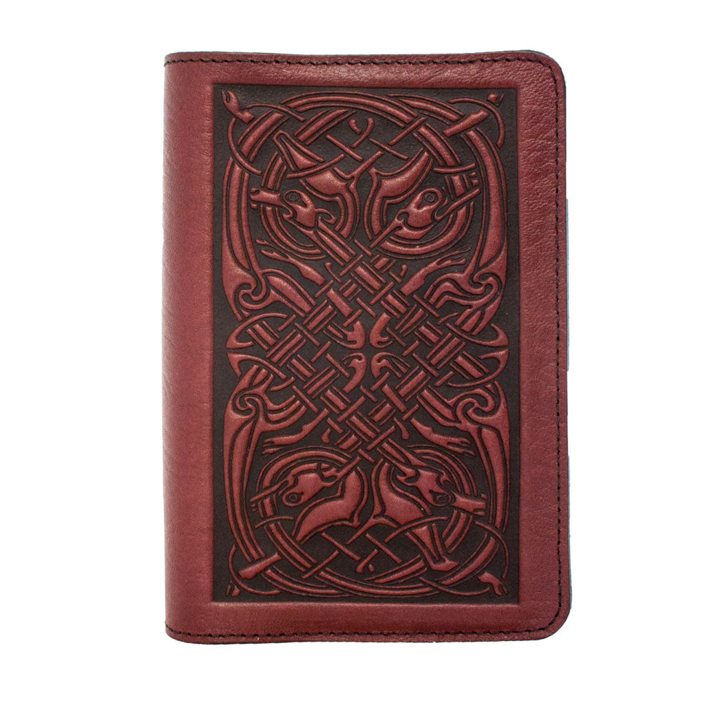 Pocket Notebook Cover, Celtic Hounds
