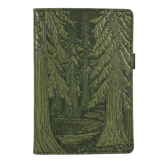 Small Leather Portfolio Notebook, Forest
