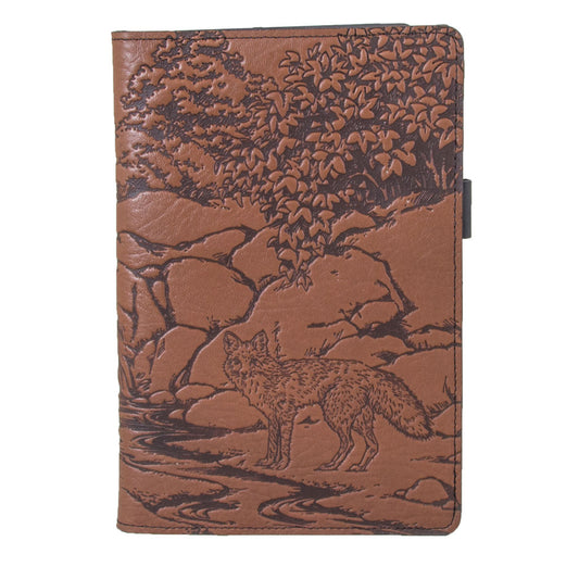 Small Leather Portfolio Notebook, Mr. Fox