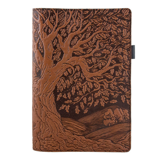 Small Leather Portfolio Notebook, Tree of Life