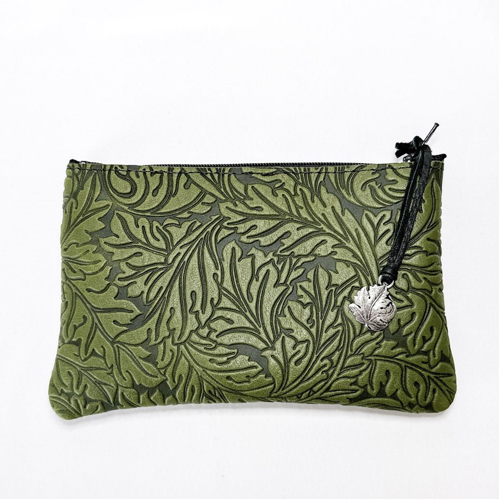 Zipper Pouch, Wallet, Coin Purse, Acanthus – Oberon Design Wholesale
