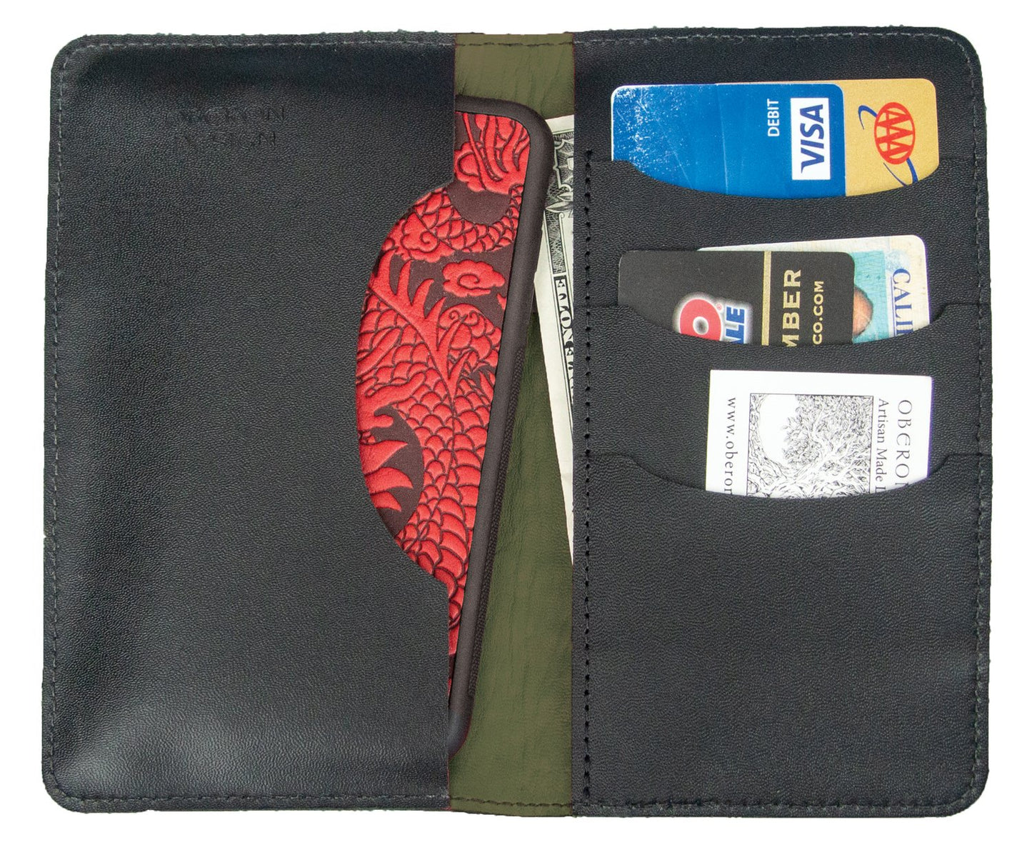 Large Leather Smartphone Wallet - Bold Celtic