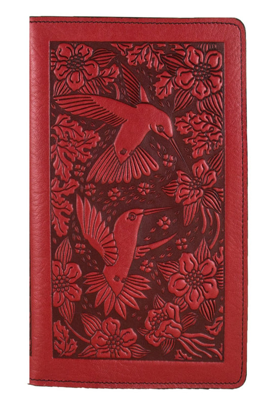 Large Leather Smartphone Wallet - Hummingbirds