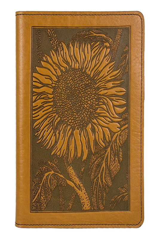 Large Leather Smartphone Wallet - Sunflower