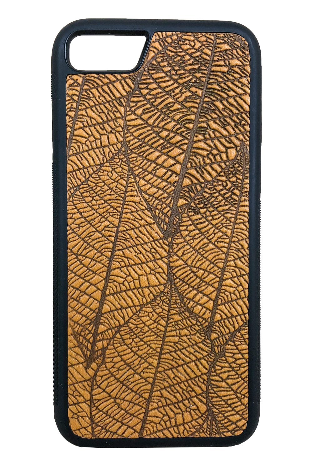 iPhone SE Leather Case, Fallen Leaves  Marigold