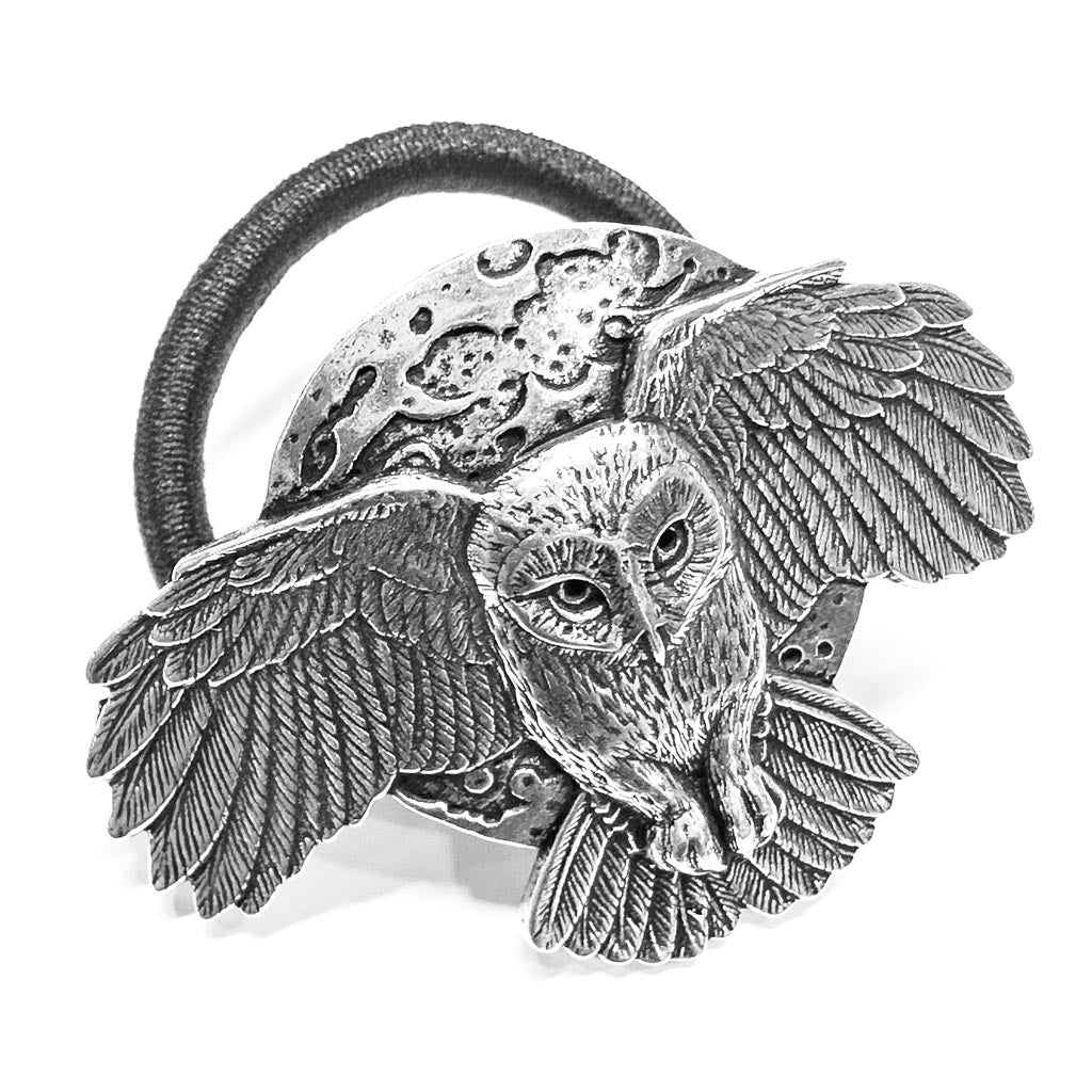 Oberon Design Ponytail Holder, Women's Hair Tie, Night Owl – Oberon ...