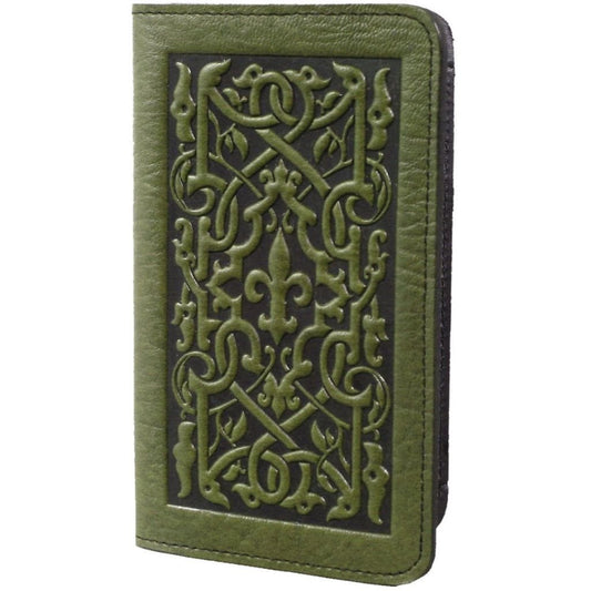 Leather Checkbook Cover | The Medici in Fern